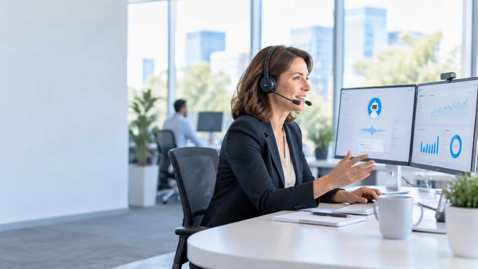 offrez à vos clients une assistance téléphonique 24/7 grâce à un voicebot qui répond instantanément, qualifie les demandes et désengorge votre hotline.