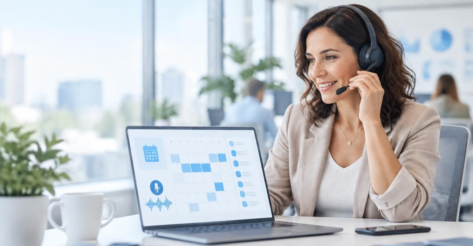 automatisez la prise de rendez-vous avec un voicebot disponible 24 h/24 : il répond aux appels, consulte vos disponibilités et confirme les réservations.